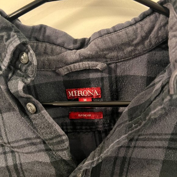 Plaid Button-up Shirt - Picture 2 of 3